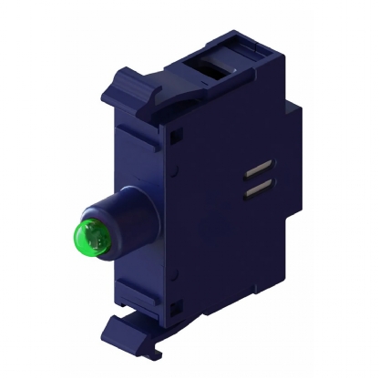 Bloco Contato Iluminado Led Para Botão Sinaleiro 24Vca/Cc Verde CSW-BIDLF-2E26 - WEG