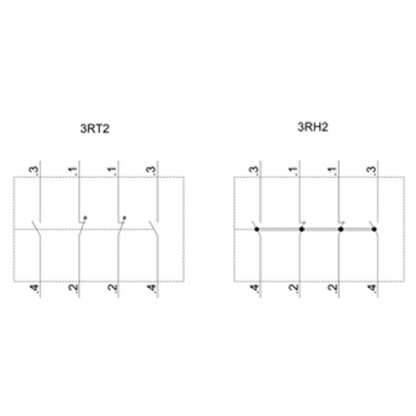 Contato Auxiliar Innov S00/S0 3Rh29111Fa22 3RH29111FA22 - Siemens