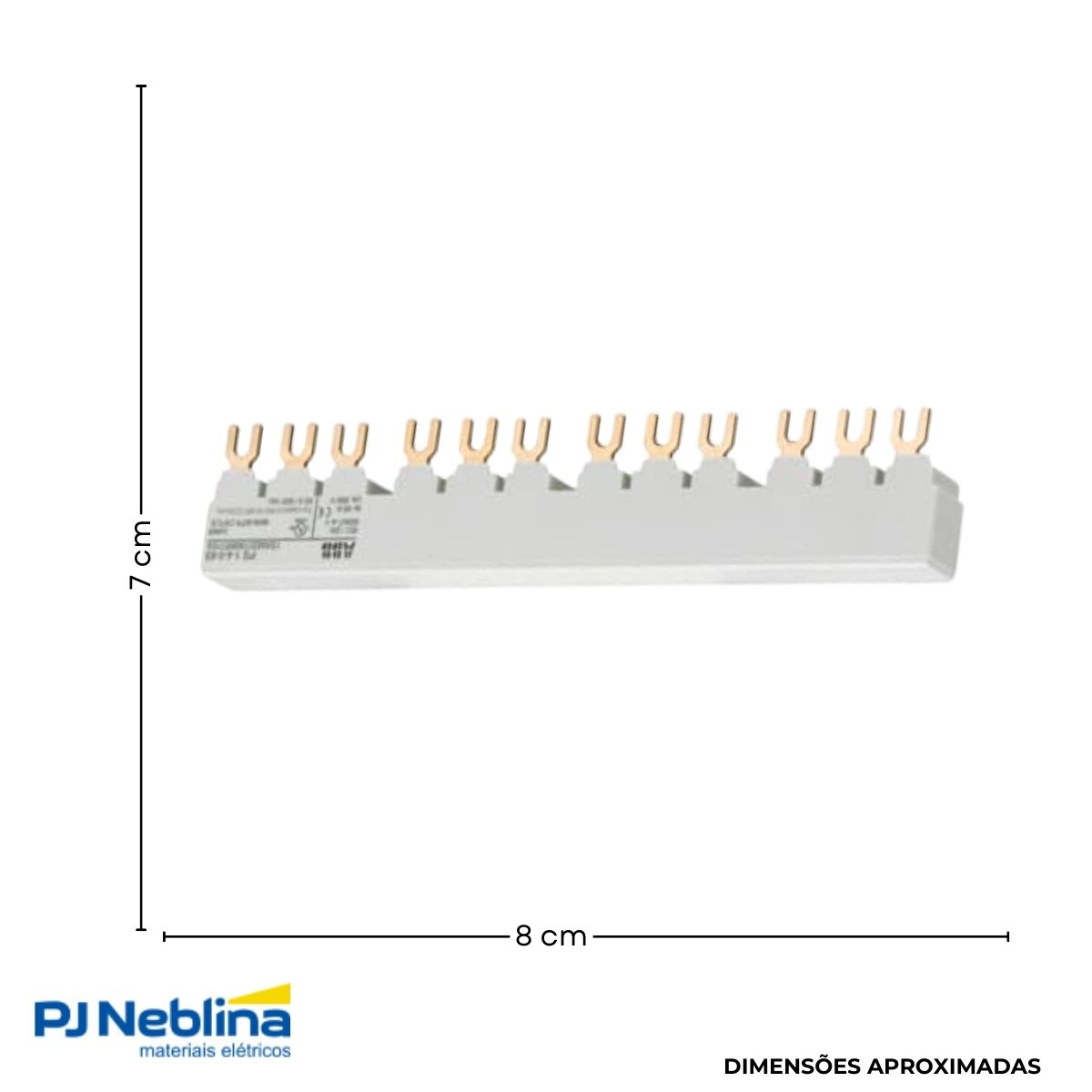 Barramento 65A 690V P/4 Disjuntor Ms116,Ms132 E Mo132 - Abb
