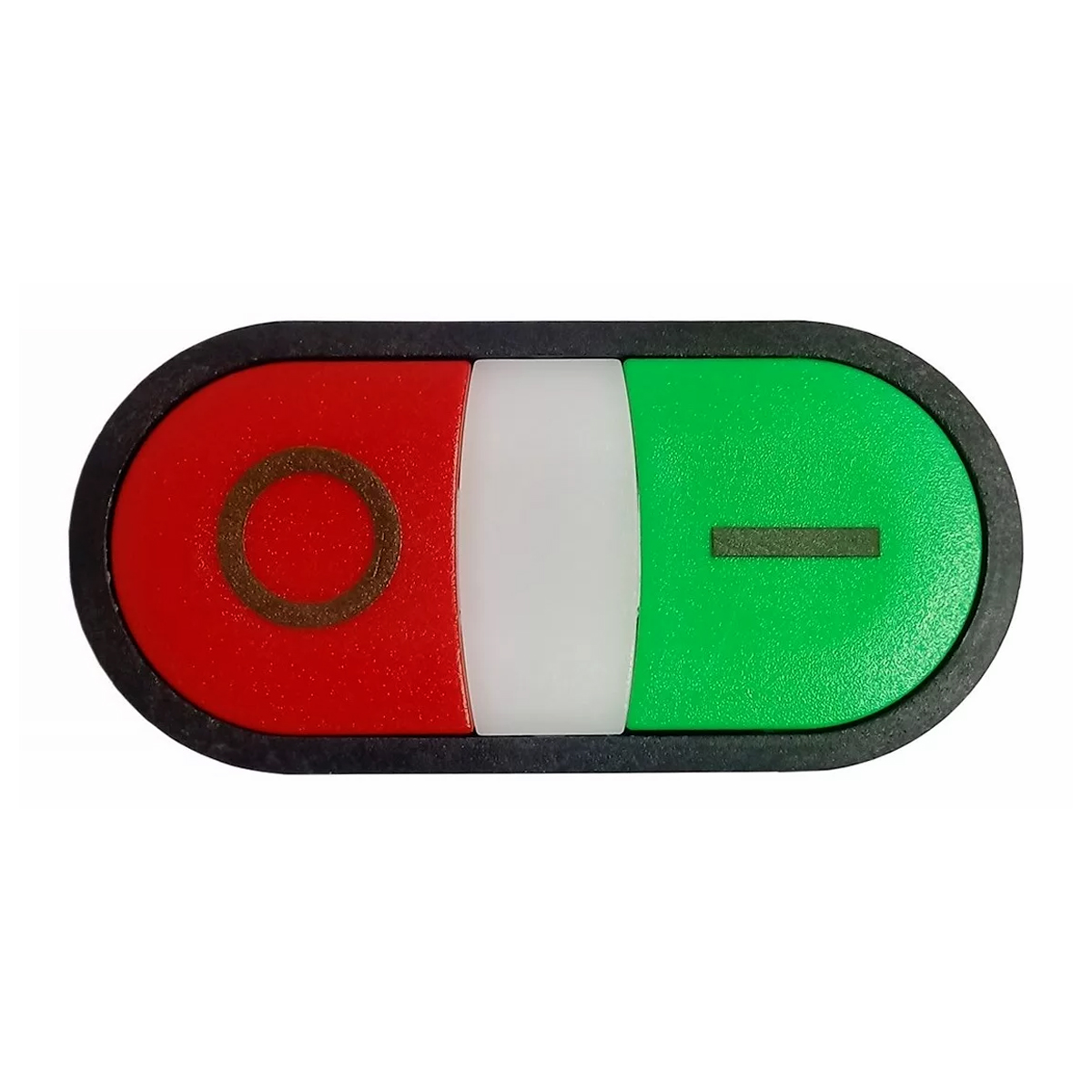 Botão Comando Duplo Iluminado 1Na+1Nf 24Vca/Cc Com LED CSW-BD-11000000-FE261-3VF - WEG