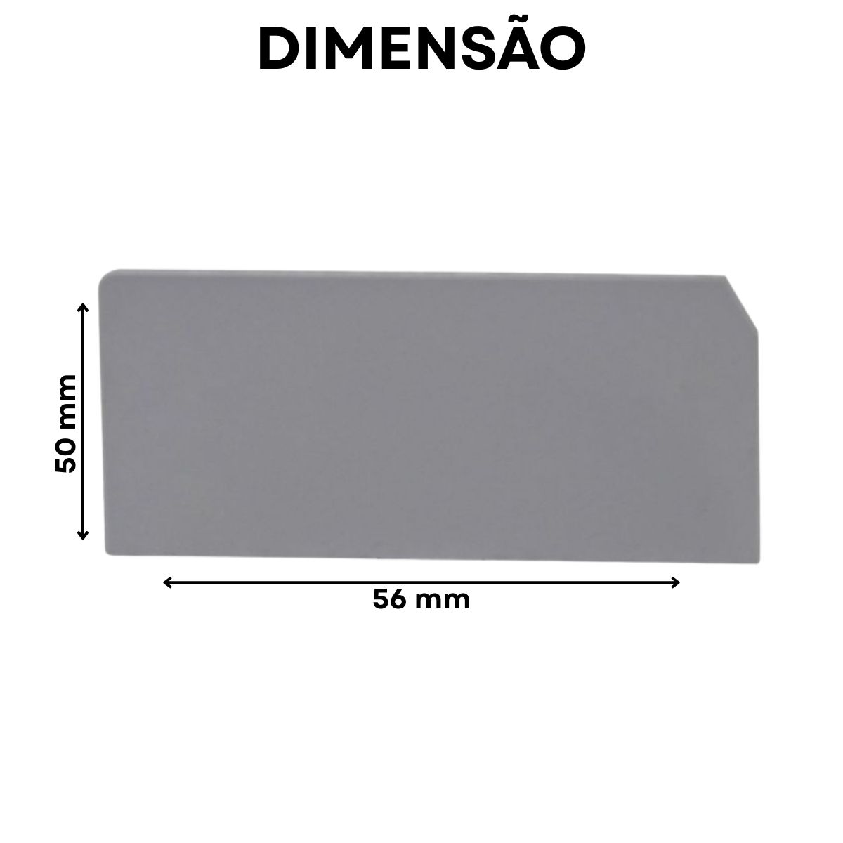 Tampa Conector Final Btws2 Pvc Cinza - Weg