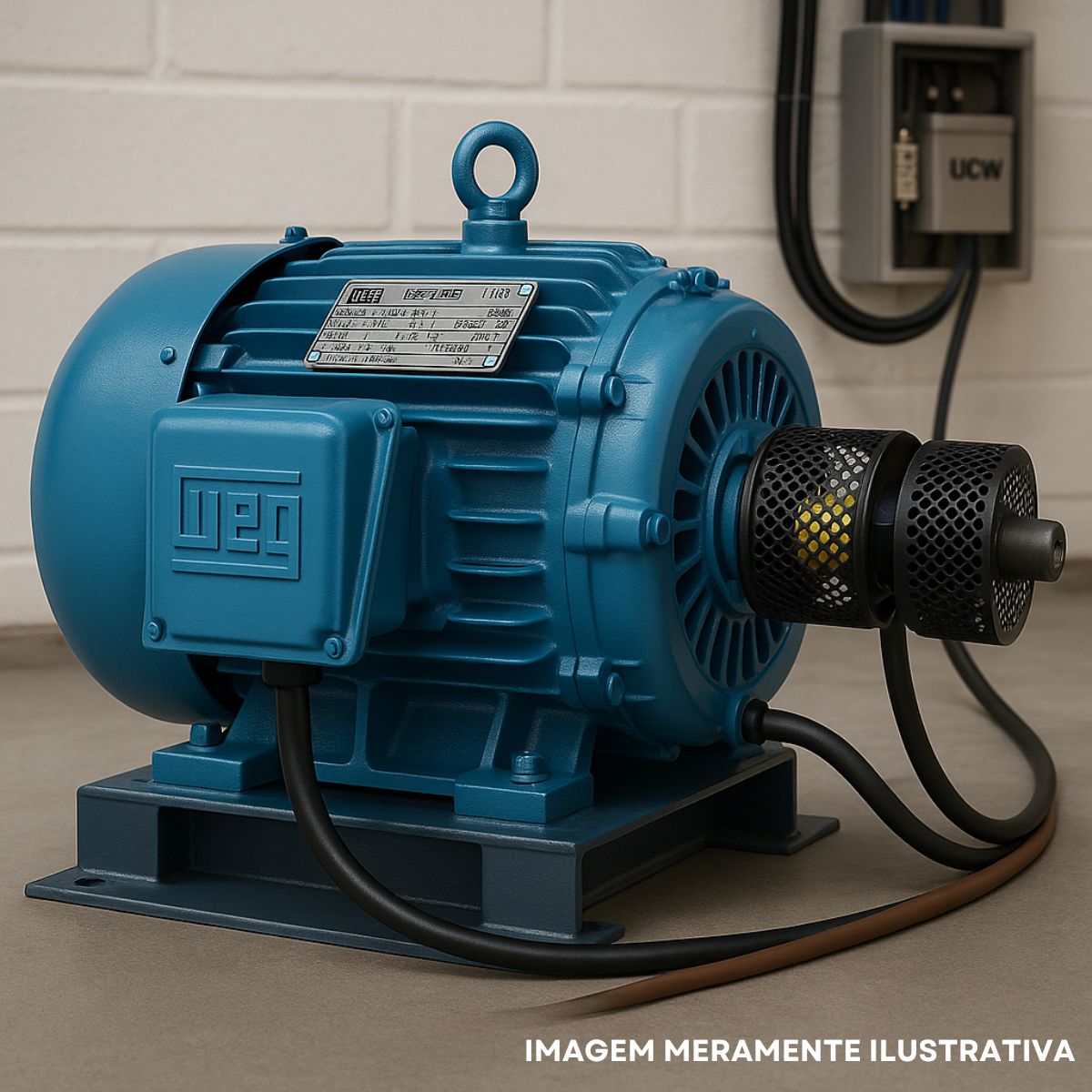 Motor Elétrico W22 Ir2 Trifásico 4P 1,5Cv 220/380/440V 80 B3D 60Hz Ip55 1800Rpm - Weg