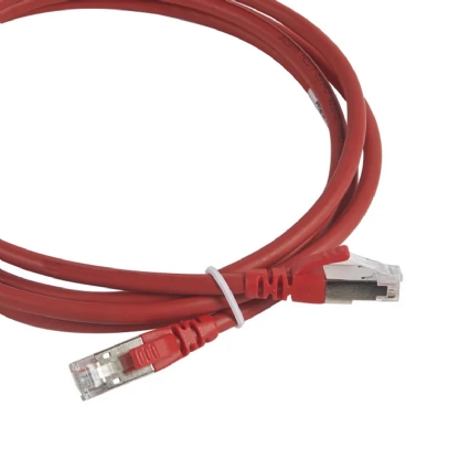Cabo De Rede Patch Cord Vermelho Cat6A Ftp 2 Metros Cabo De Conexão - Legrand/Conect