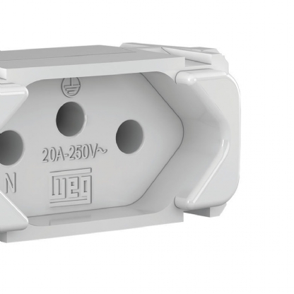Módulo Tomada 20A Composé Branco - WEG