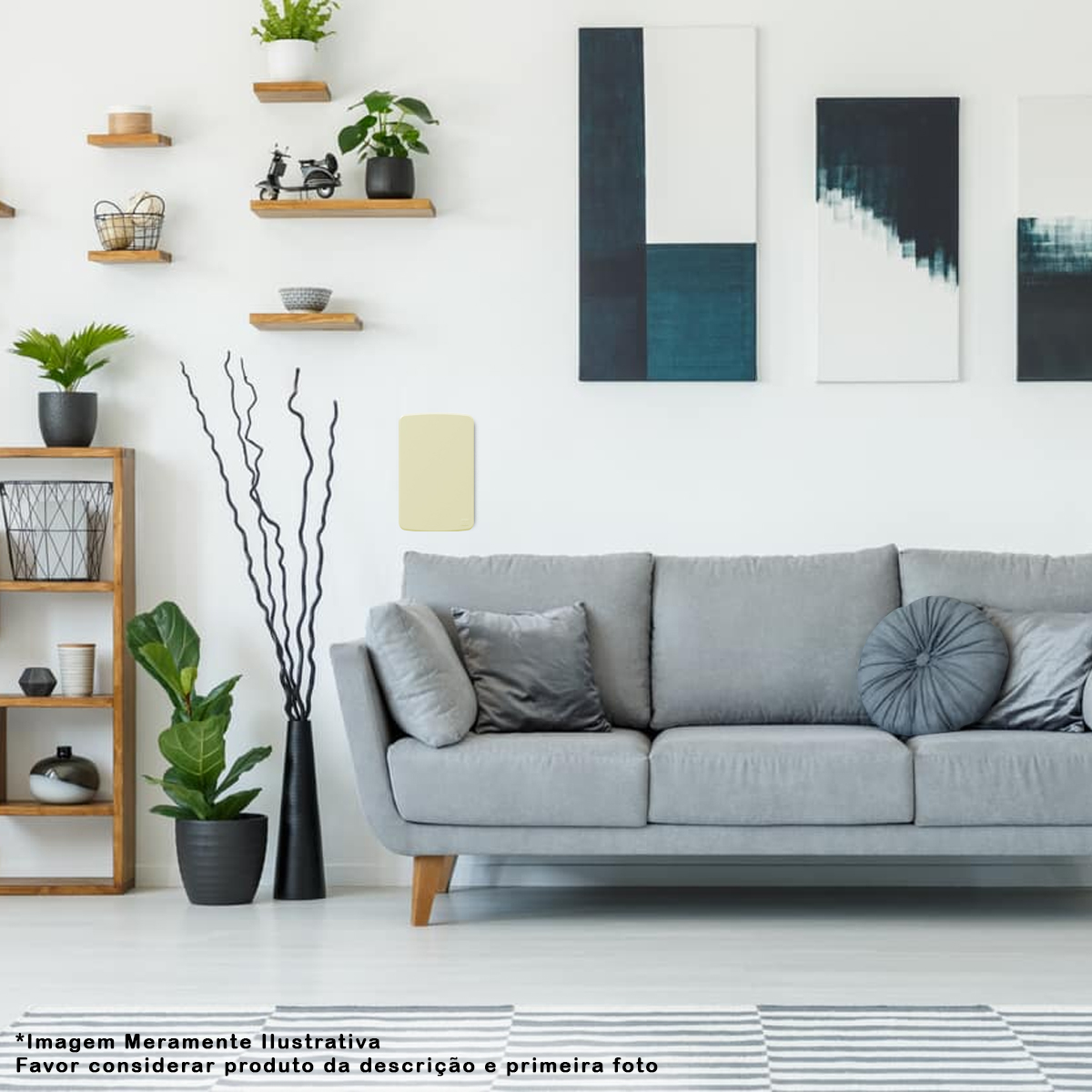 Placa Acabamento 4x2 Cega Marfim Composé 13272825 Weg