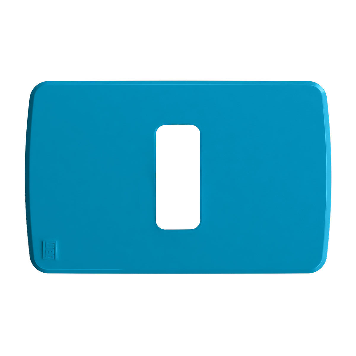 Placa Acabamento 4x2 1 Posto Horizontal Azul Composé 13207314 Weg