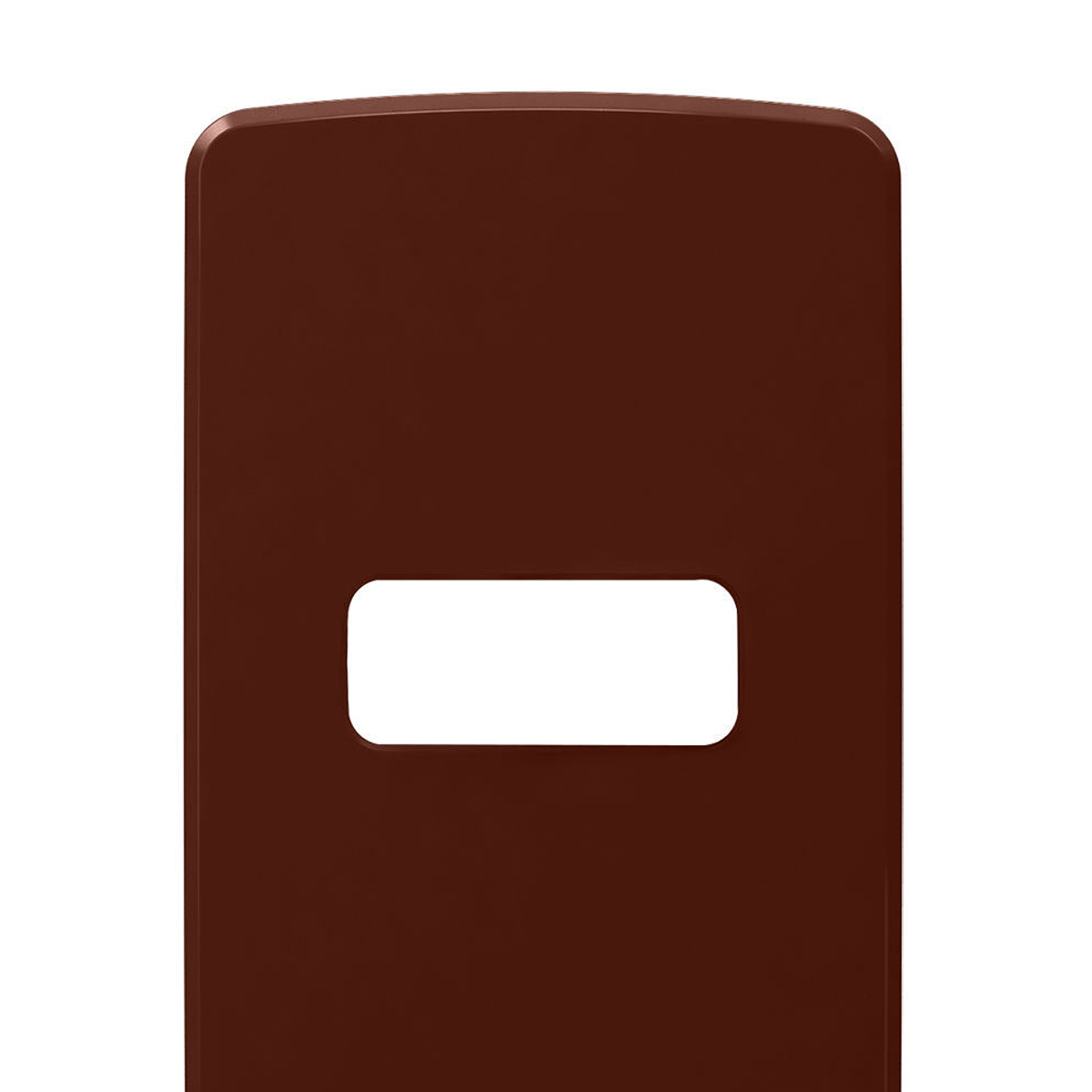 Placa Acabamento 4X2 1 Posto Horizontal Marrom Composé 13207318 - WEG