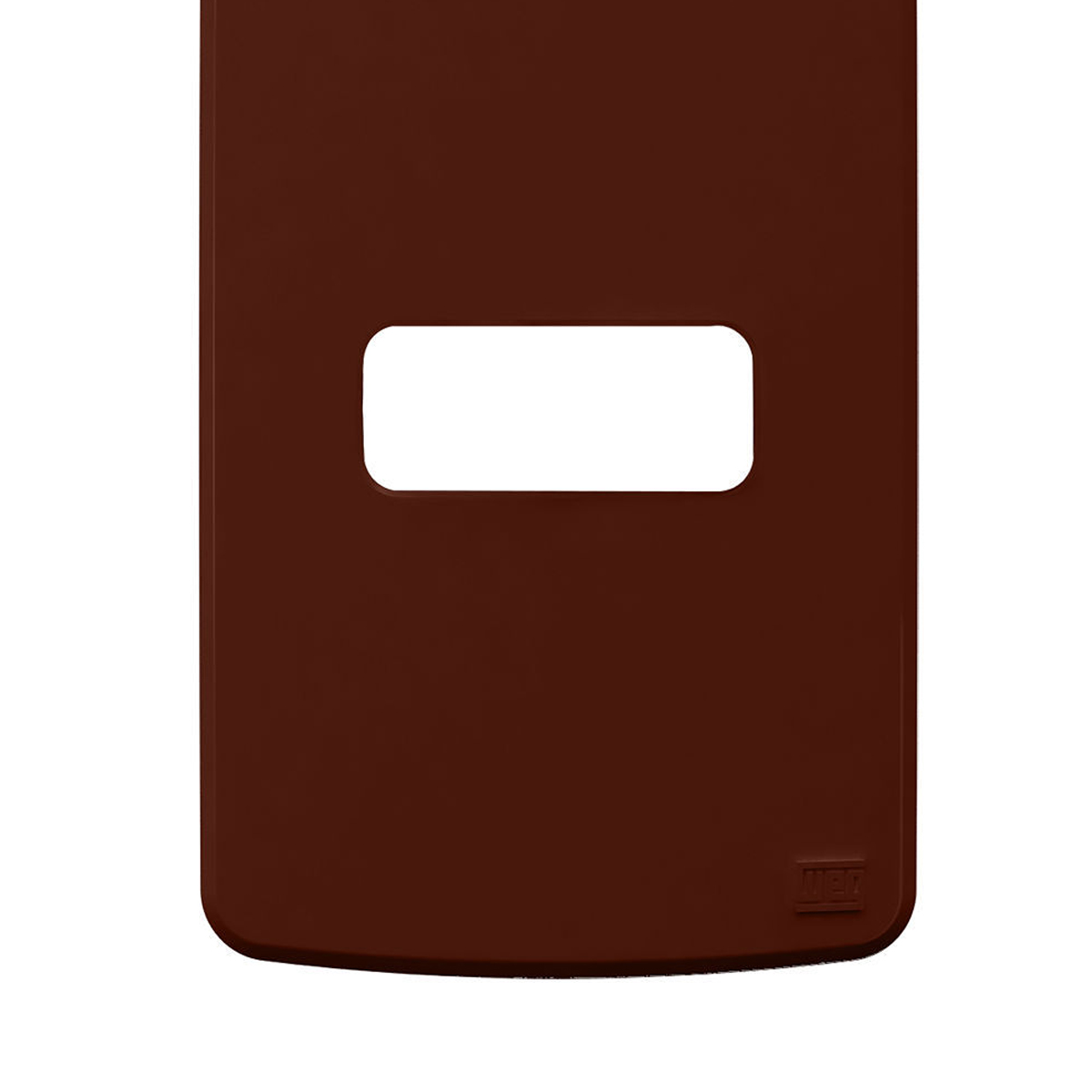 Placa Acabamento 4X2 1 Posto Horizontal Marrom Composé 13207318 - WEG