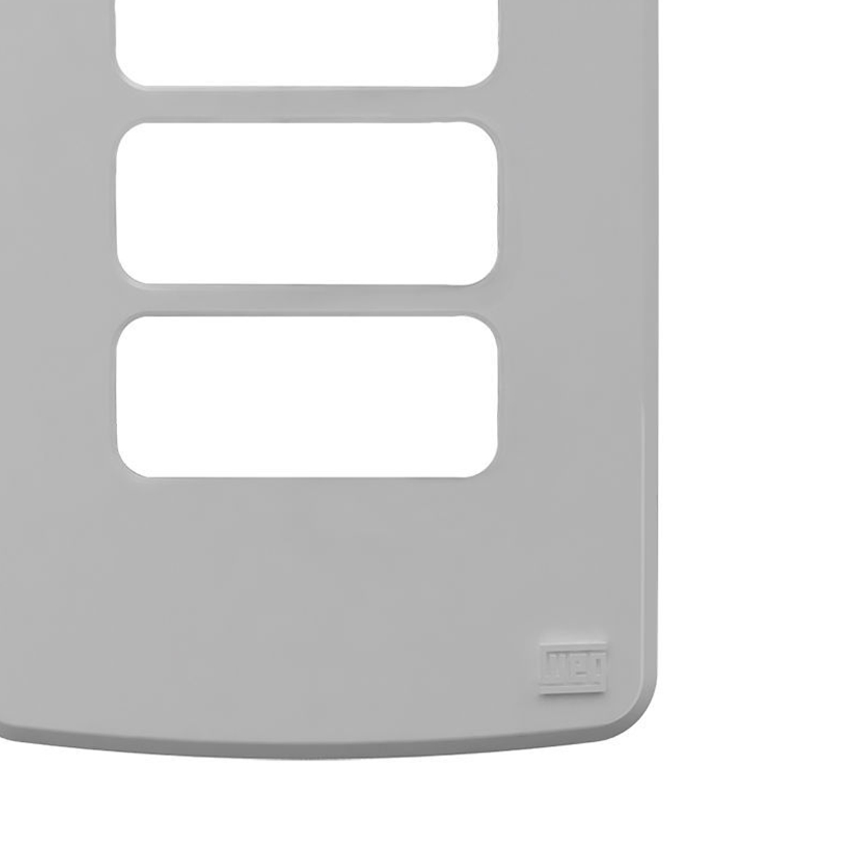 Placa Acabamento 4x2 3 Postos Cinza Composé 13207487 Weg