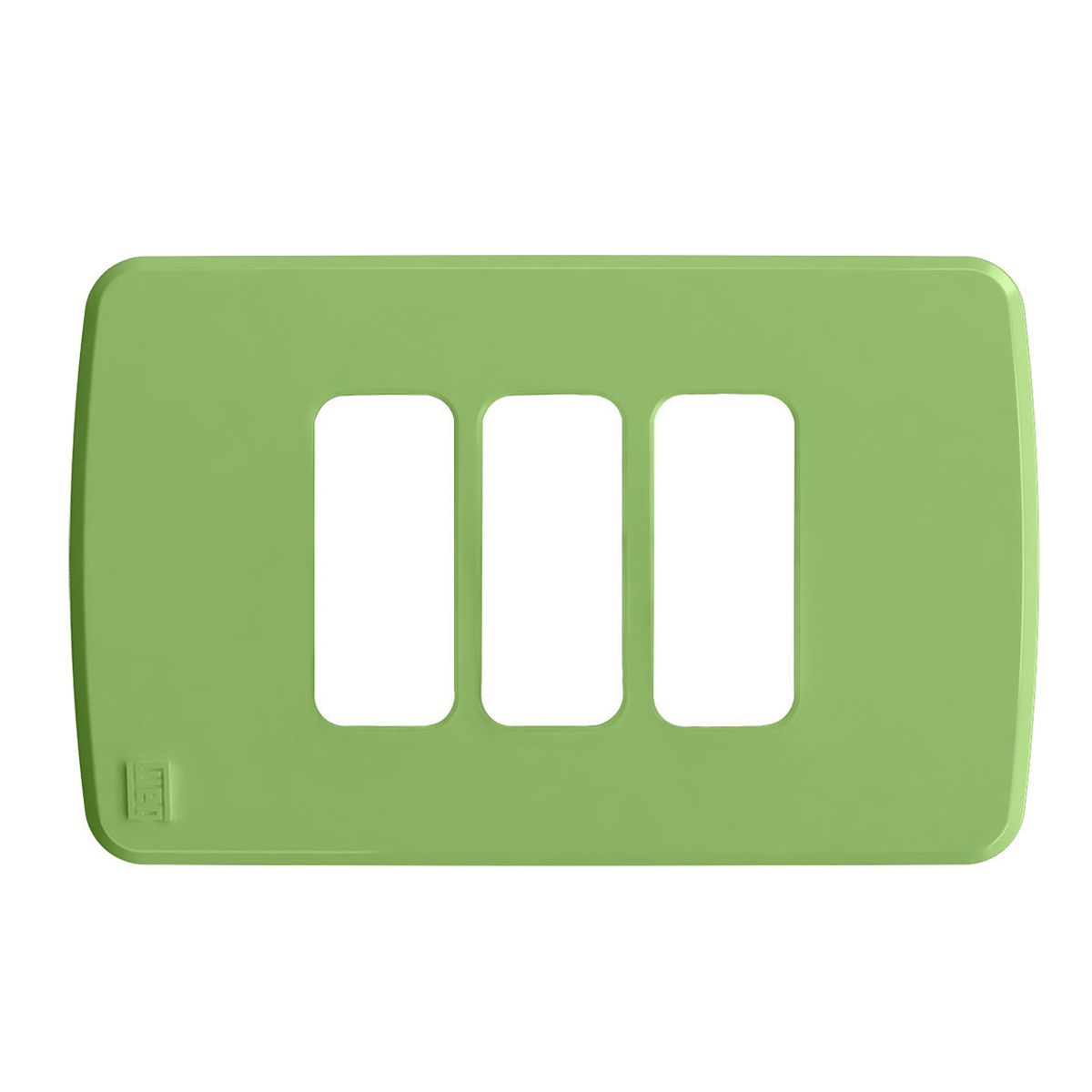 Placa Acabamento 4x2 3 Postos Verde Composé 13207599 Weg