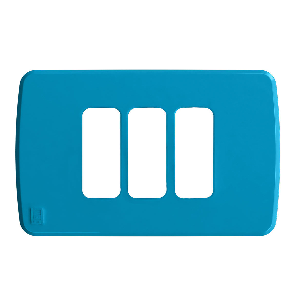 Placa Acabamento 4x2 3 Postos Azul Composé 13207600 Weg