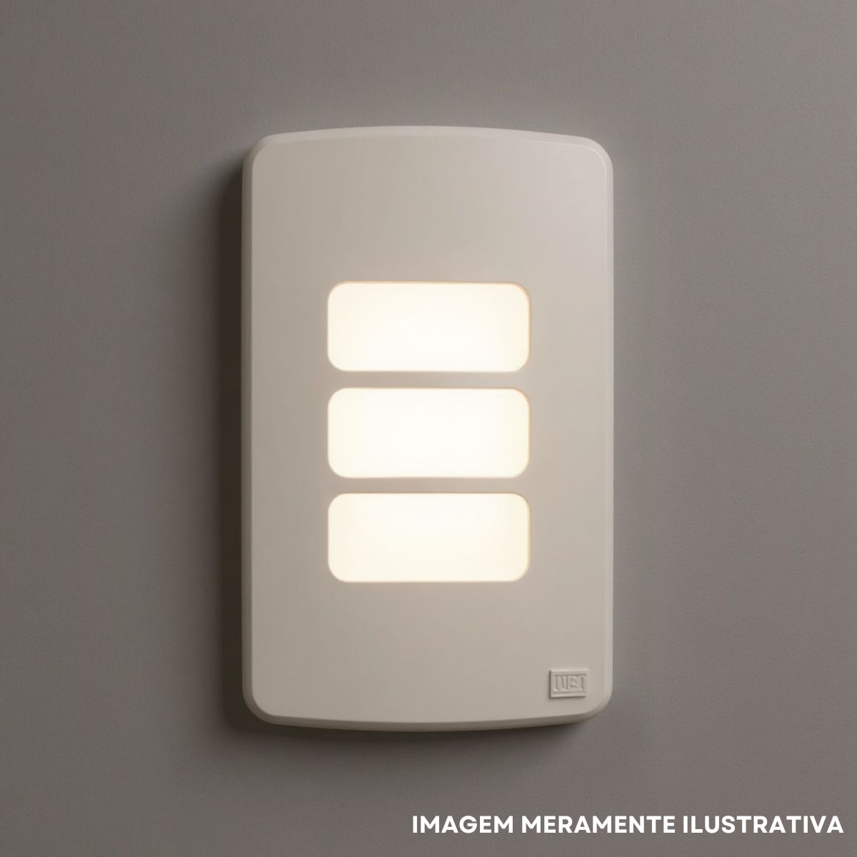 Placa Acabamento 4X2 3 Postos Mf Compose - Weg