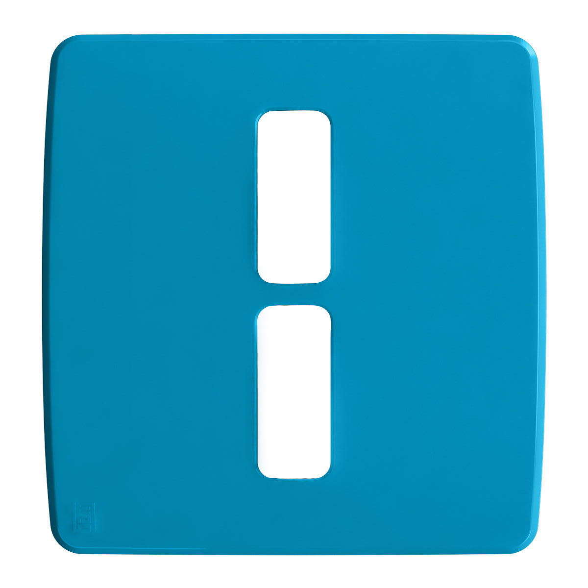 Placa Acabamento 4X4 2 Módulos 1+1 Postos Azul Composé 13207689 Weg