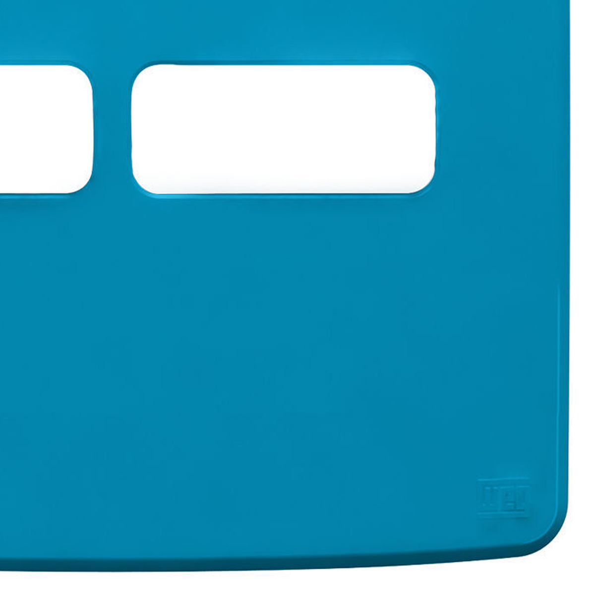 Placa Acabamento 4X4 2 Módulos 1+1 Postos Azul Composé 13207689 Weg