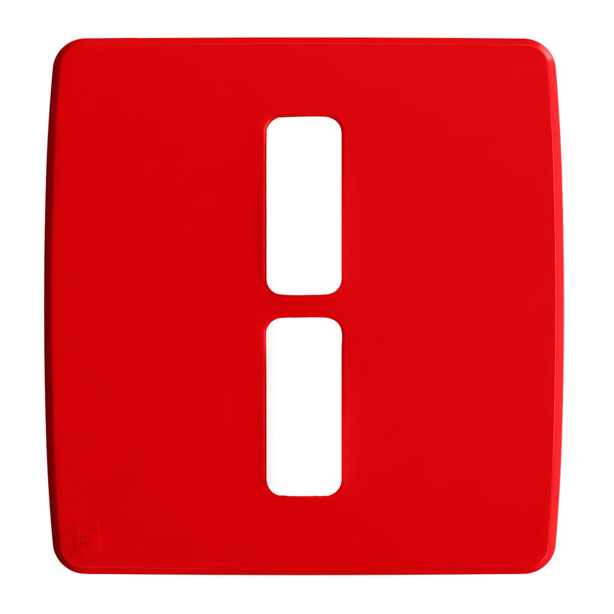 Placa Acabamento 4x4 2 Módulos 1+1 Postos Vermelho Composé 13207691 Weg