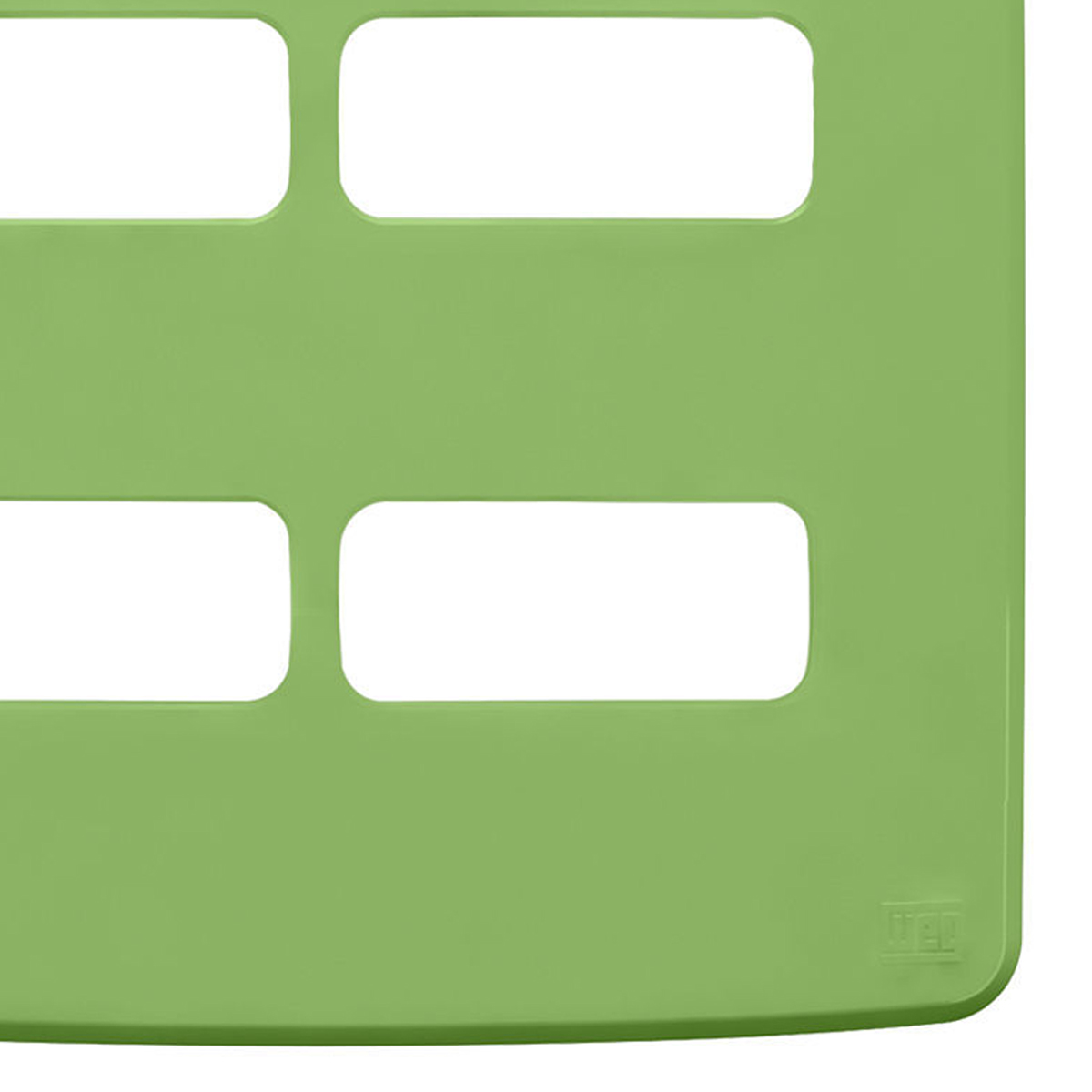 Placa Acabamento 4x4 4 Módulos 2+2 Postos Separados Verde Composé 13208224 Weg