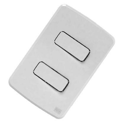 Conjunto 2 Interruptores Paralelo Distanciados 10A 4X2 Composé Branco - WEG