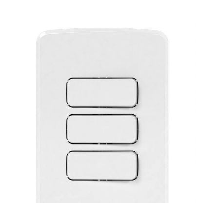 Conjunto 3 Interruptores Paralelo 10A 4X2 Composé Branco - WEG