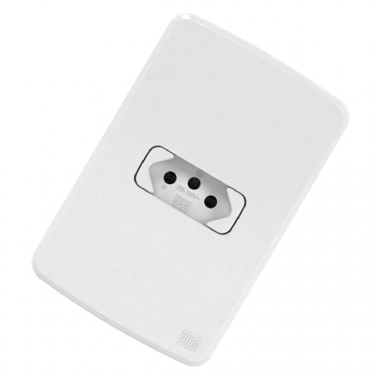 Conjunto 1 Tomada Horizontal 20A 4X2 Composé Branco - WEG