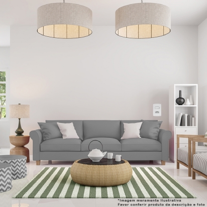 Conjunto 1 Tomada Horizontal 20A 4X2 Composé Branco - WEG