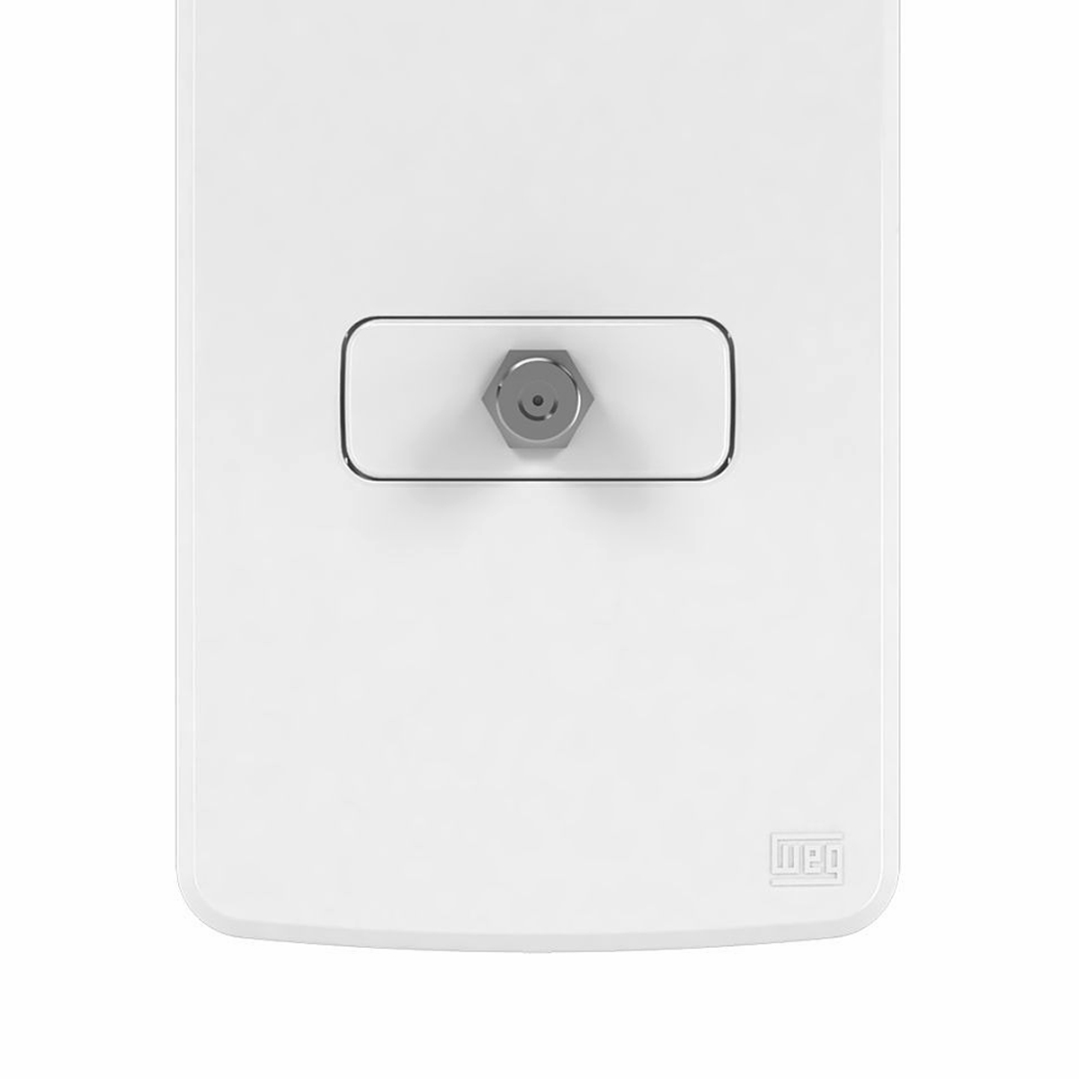 Conjunto 1 Tomada Antena TV Coaxial Horizontal 4X2 Composé Branco - WEG