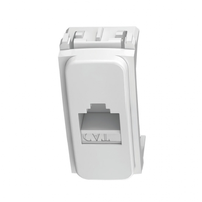 Módulo Tomada Rede RJ45 Cat5E Composé Branco - WEG