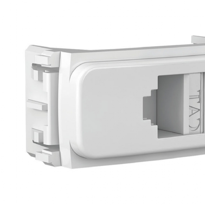 Módulo Tomada Rede RJ45 Cat5E Composé Branco - WEG