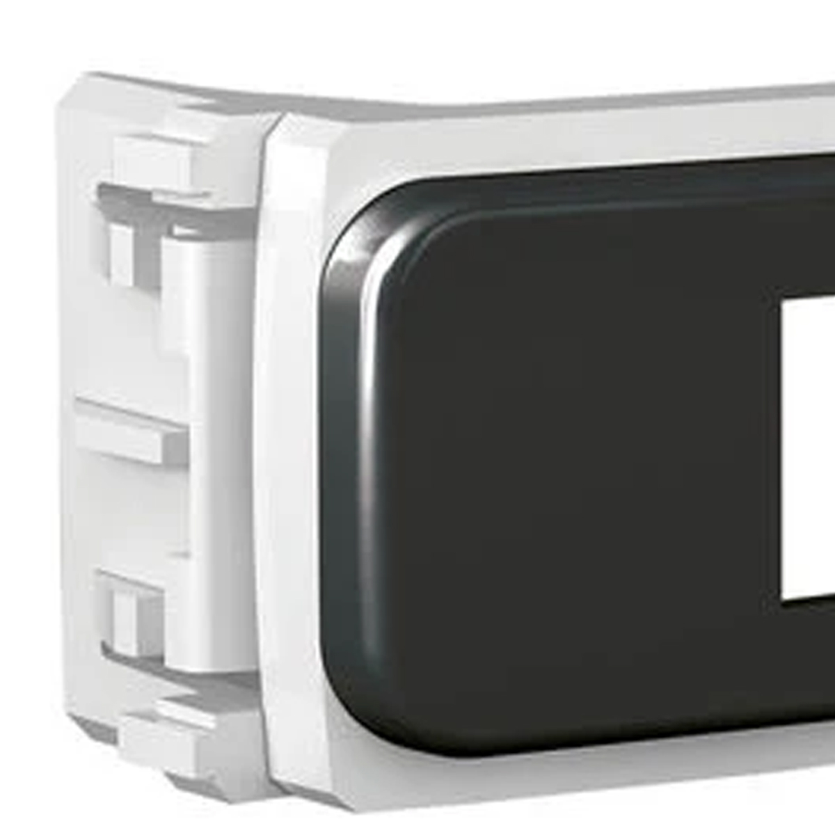 Módulo Adaptador Rj45 1 Módulo Preto Embalagem Com 2 Unidades Composé Weg