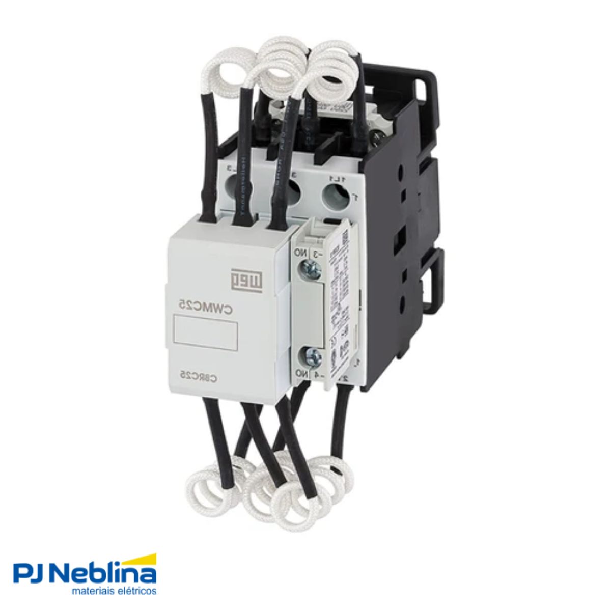 Contator Manobra Capacitor Tripolar 325-380V 50/60Hz 1Na 20Kvar/380-415V 55G - Weg