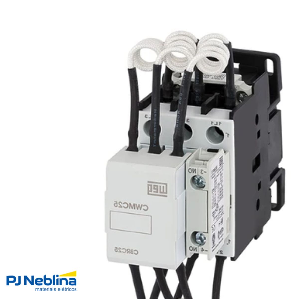 Contator Manobra Capacitor Tripolar 325-380V 50/60Hz 1Na 20Kvar/380-415V 55G - Weg