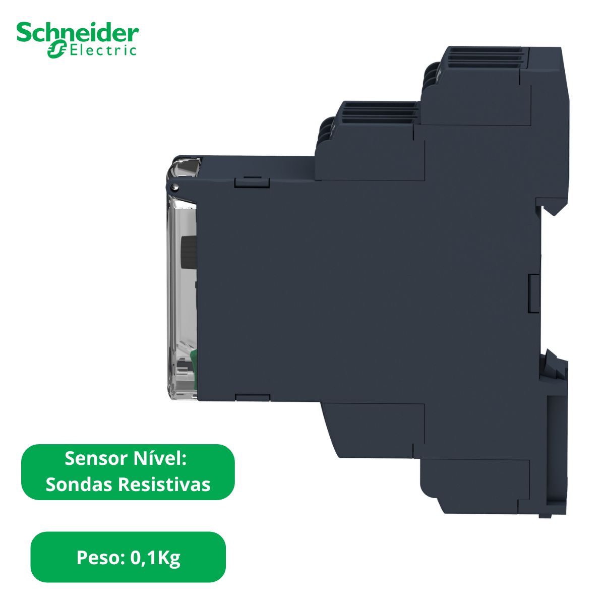 Relé Controle Multifunção Nível 1 Reversível Spdt 8A 24-240Vca/Cc Zelio - Schneider Electric