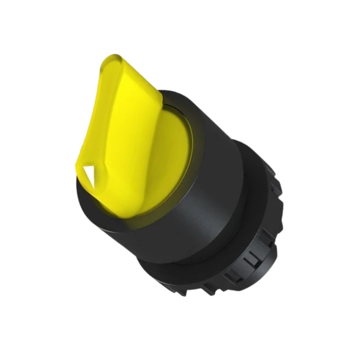 Frontal Comutador Knob Curto Iluminado 2 Posição Fixa 90G 22Mm Plástico Amarelo - Weg