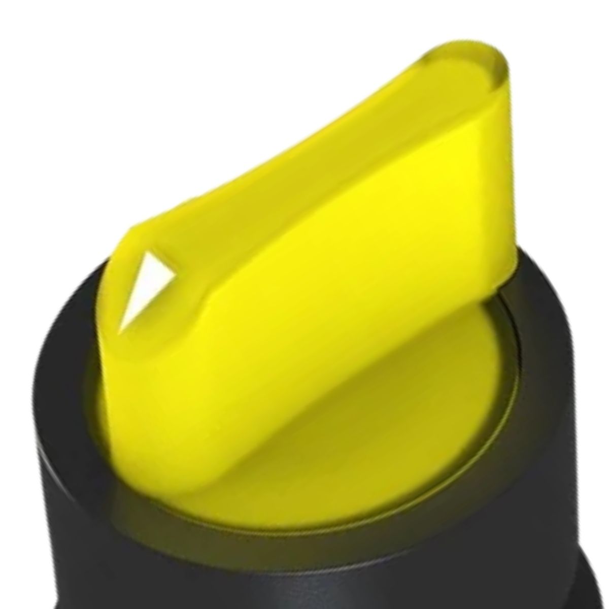 Frontal Comutador Knob Curto Iluminado 2 Posição Fixa 90G 22Mm Plástico Amarelo - Weg