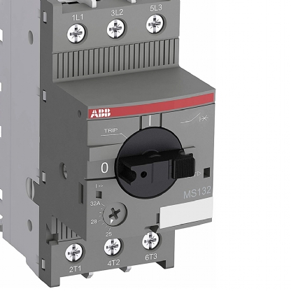 Disjuntor Motor Tripolar 0,4-0,63A 100Ka 400V MS132-0,63 - ABB