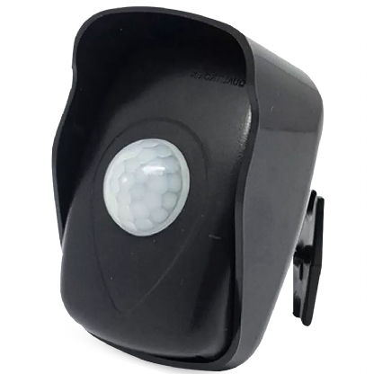 Sensor Presença Com Fotocélula Sobrepor Parede Bivolt Alcance 10 Metros Preto - Qualitronix