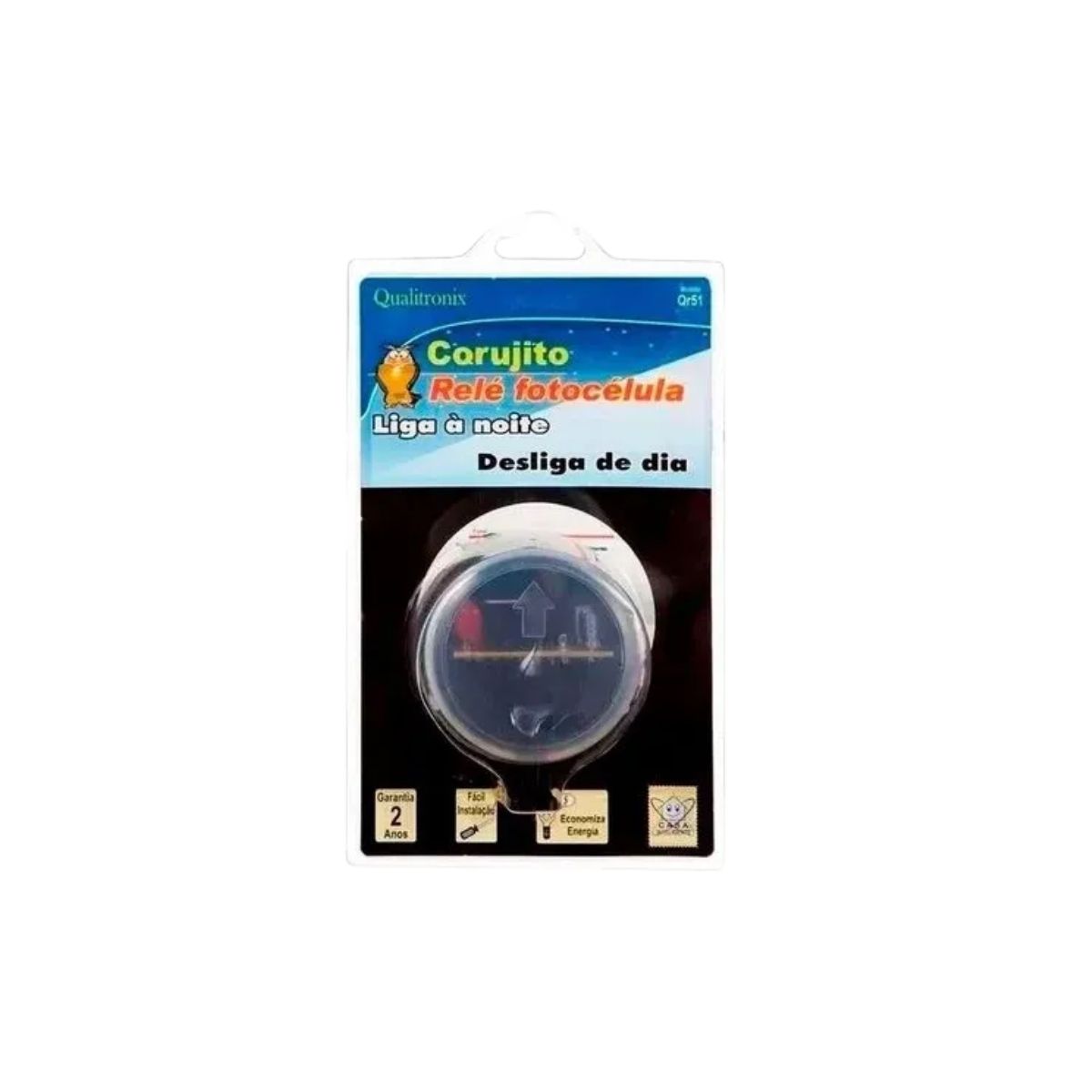 Relé Fotoelétrico 1000W Na 127-220V Terminal C/Suporte - Qualitronix