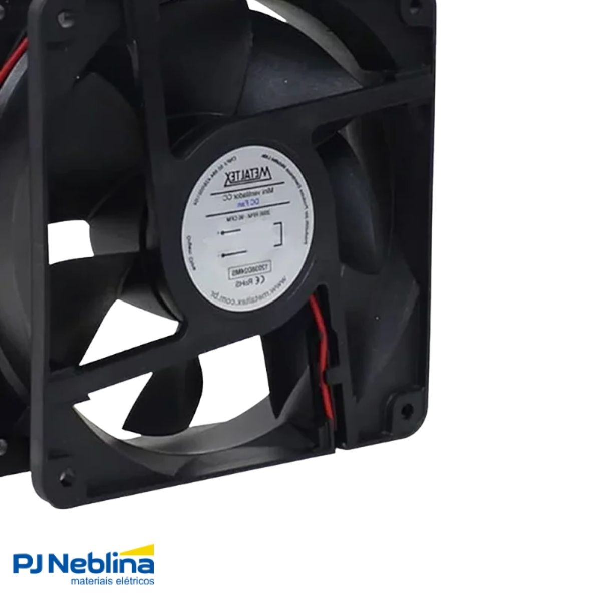 Ventilador 110/220Vca 120X120X38Mm Ball 3000Rpm - Metaltex