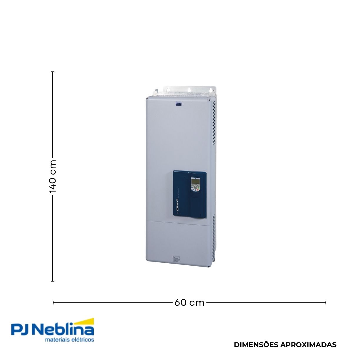 Inversor Frequência Trifásico 380-480V 50/60Hz 312A 150Kw C/Filtro - Weg