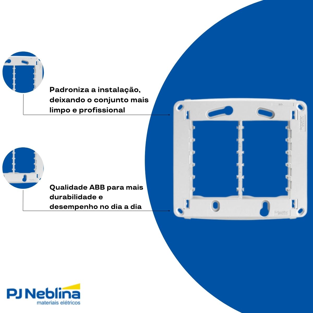 Suporte 4X4 6 Módulo Unno - Abb