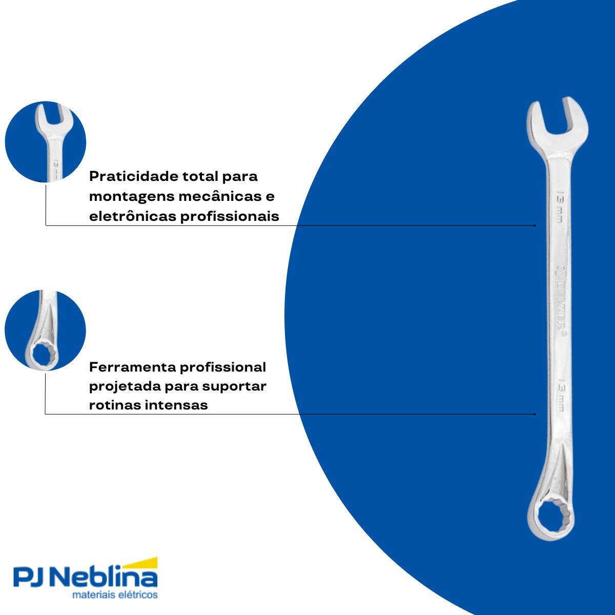 Chave Combinada 6 mm - Belzer