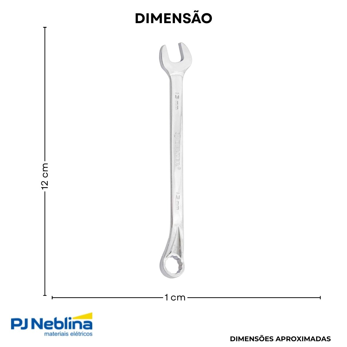 Chave Combinada 6 mm - Belzer