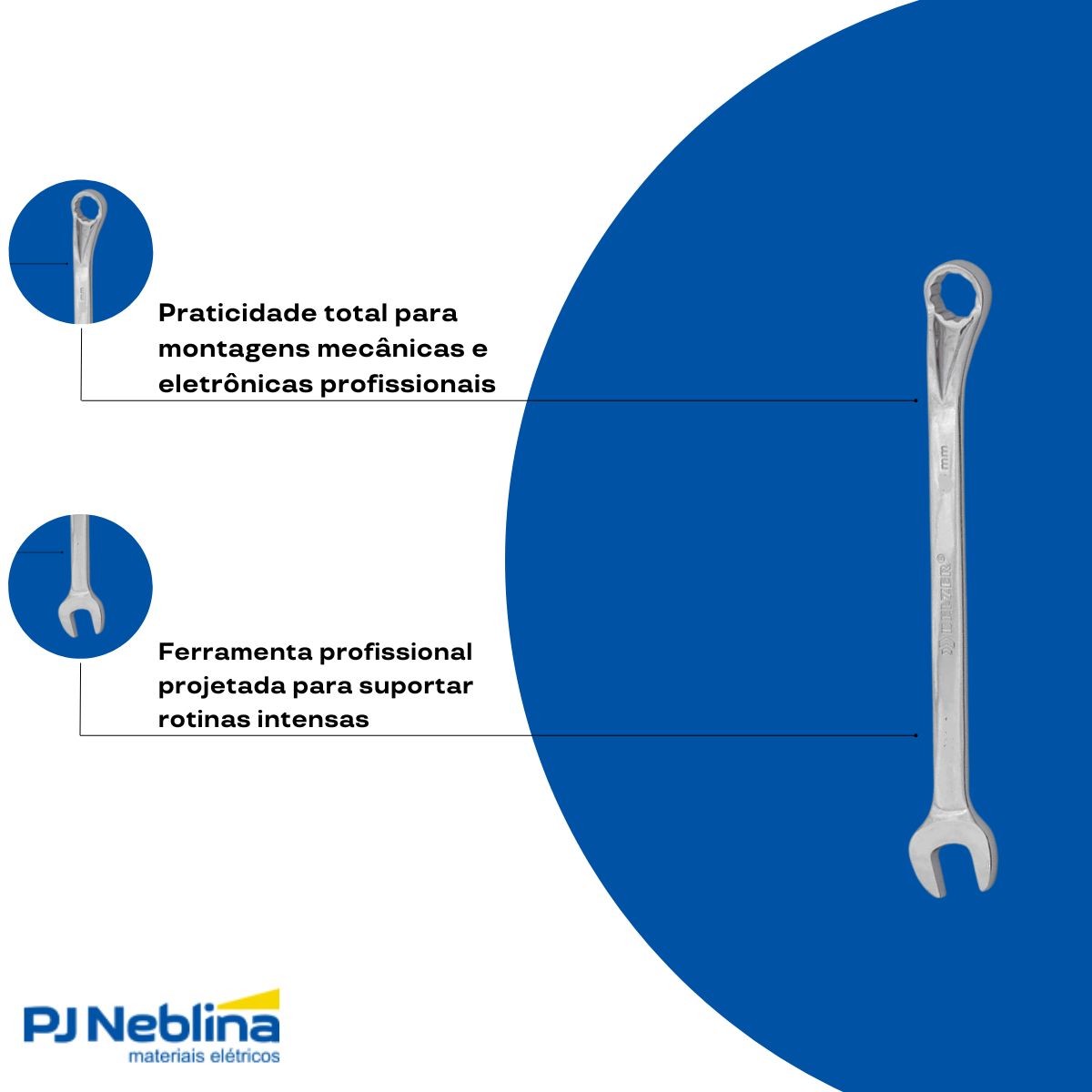 Chave Combinada 12 mm - Belzer