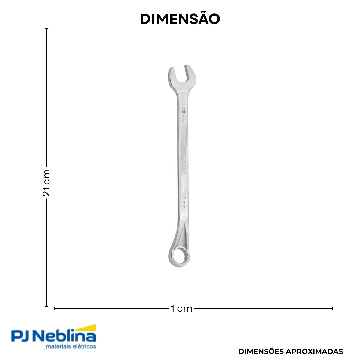Chave Combinada 16 mm - Belzer