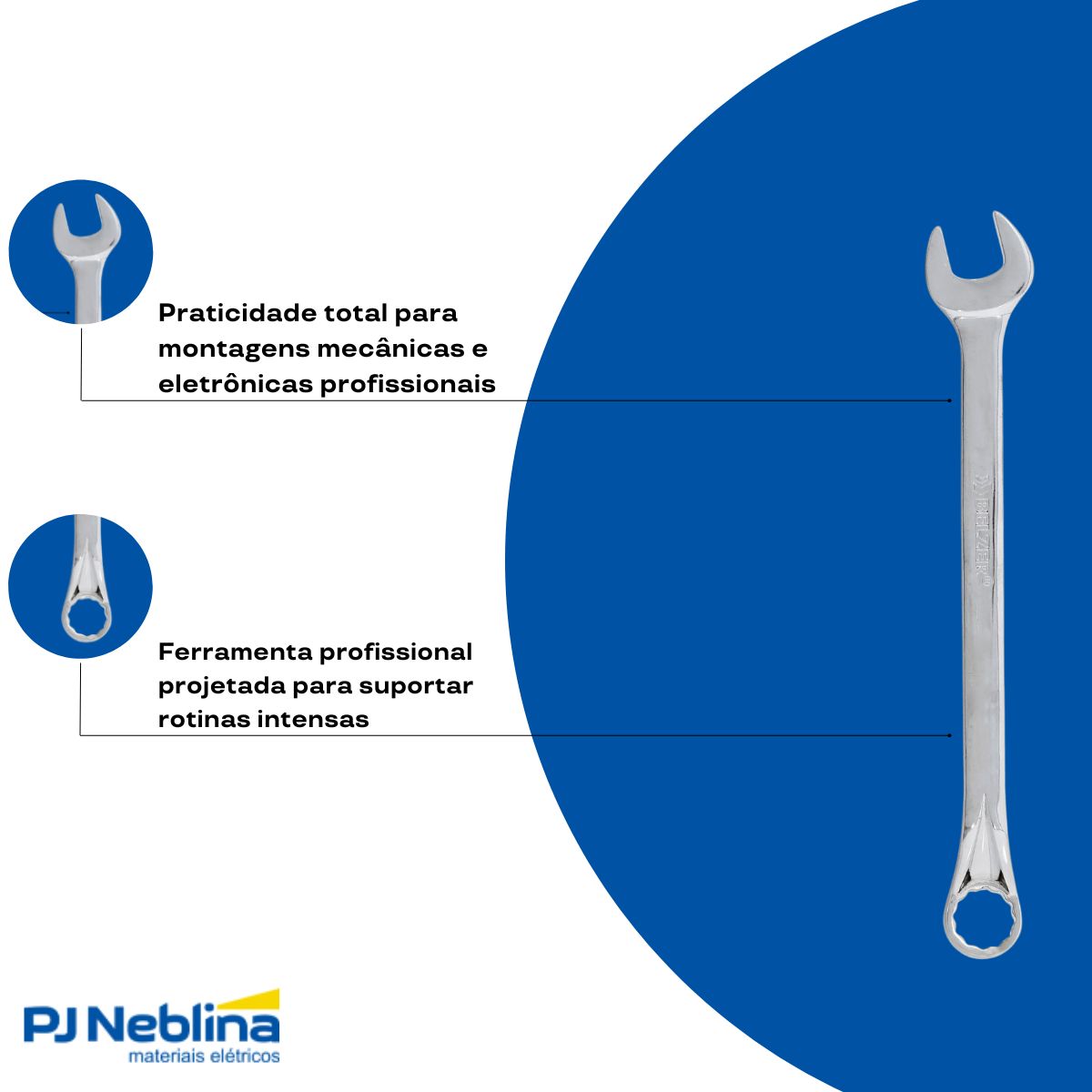 Chave Combinada 21 mm - Belzer