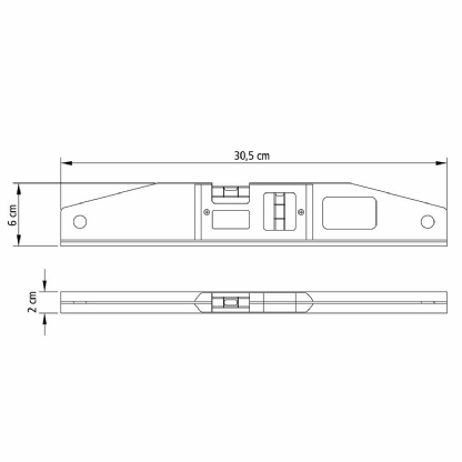 Nível Alumínio 12 Polegada Magnetico - Tramontina
