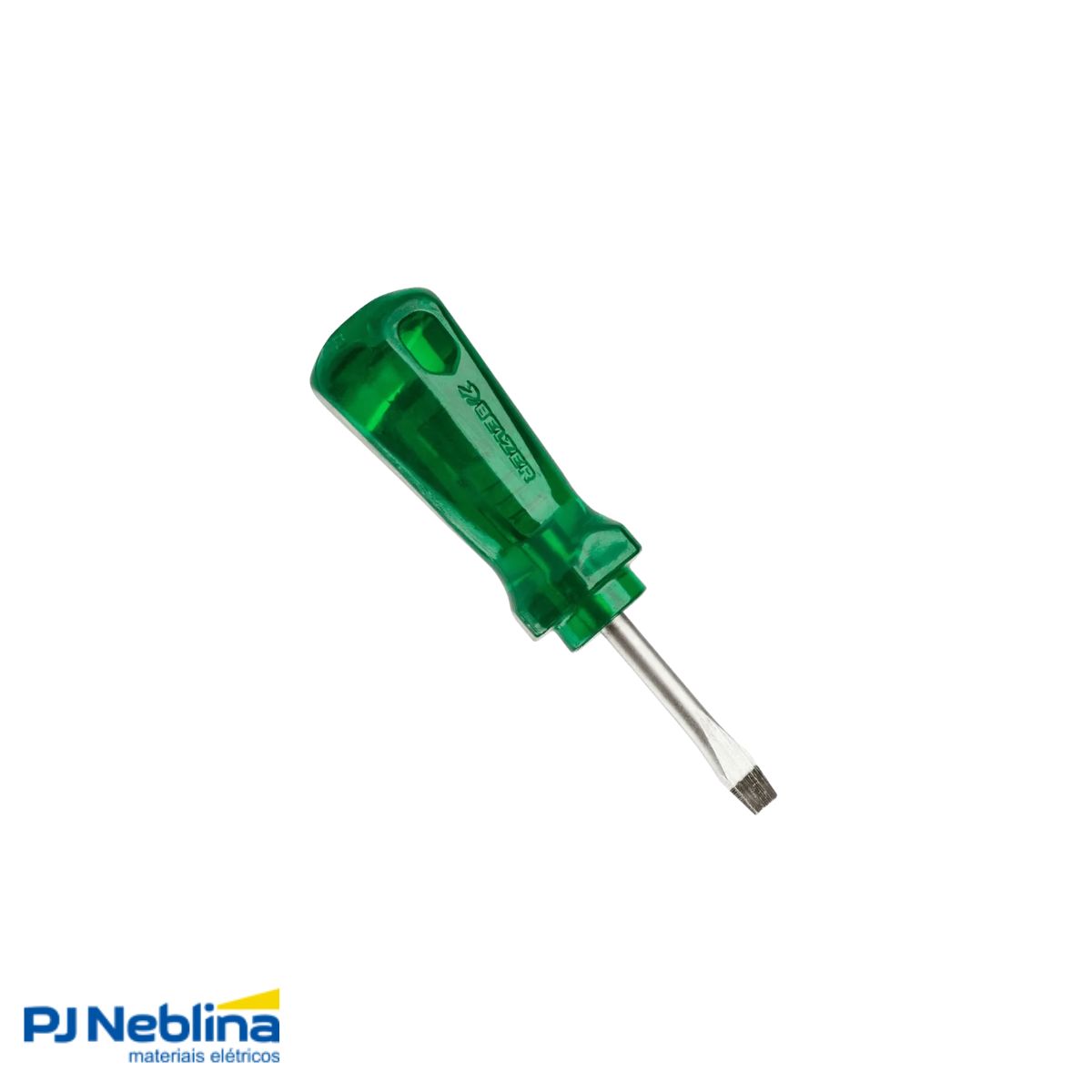 Chave Fenda (Cotoco) Simples 1/4X1.1/2 (6X38Mm) Cabo Ergonom Verde