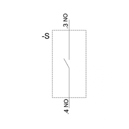 Bloco Contato Auxiliar Para Botão 1Na 3SU14001AA101BA0 - Siemens