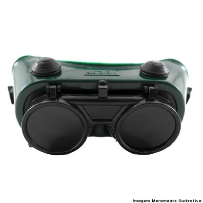 Lente Proteção Redonda Tonalidade 6 50mm - Carbografite