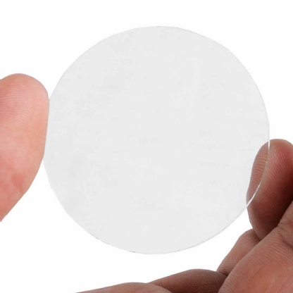 Lente Proteção Redonda Incolor Óculos Maçariqueiro Diâmetro 50mm - Carbografite