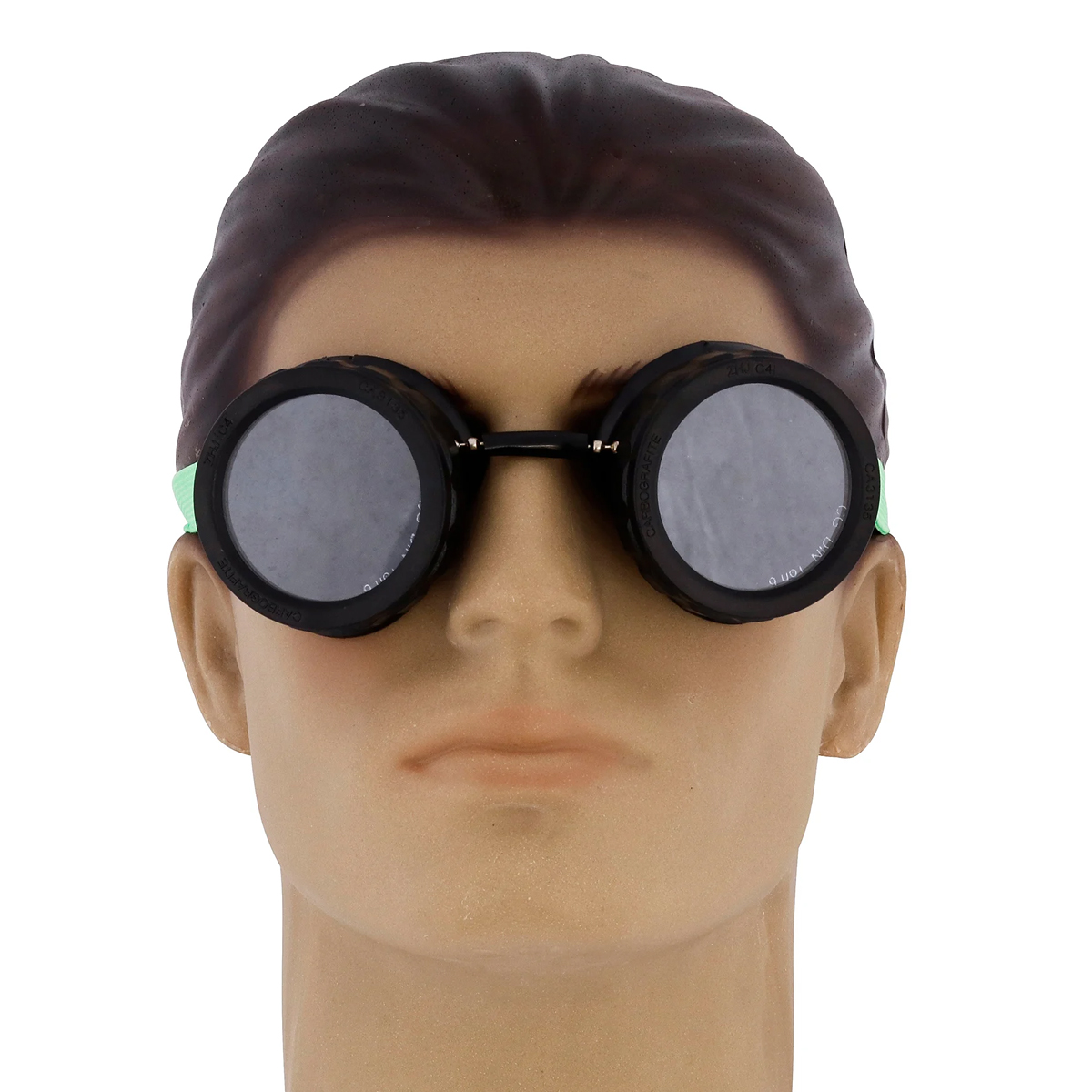 Óculos Segurança Solda Maçariqueiro Redondo Elástico Ajustável Concha Ca-3135 - Carbografite